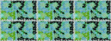 Çiçek deseni. Duvar kâğıdı barok, İspanyol kumaşı. Kusursuz raster arka plan. Kahverengi ve bej renklerde altın elementler. Şekil grafik deseni.