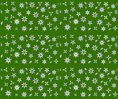 Renkli Bahar Teması eskiz kalıbı. Süslü kumaş deseni. Raster illüstrasyonundaki çiçek desenli çizim. Düz Çiçek Elementleri Tasarımı.