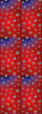 El çizimi çiçek çizimi deseni (fayans). Şirin çiçekli, desenli, kırmızı ve menekşe rengi renkli eskiz deseni. Tekstil için suluboya çizim deseni.