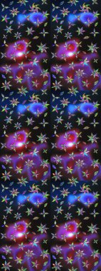 Çiçek arkaplanlı soyut zarafet eskiz deseni. Raster Güzel kumaş deseni.