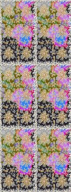 Gri renklerde, altın elementli, pürüzsüz bir desen. Şam tasarım için kusursuz desen.