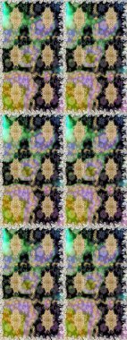 Çiçek deseni. Duvar kâğıdı barok, İspanyol kumaşı. Kusursuz raster arka plan. Kahverengi ve bej renklerde altın elementler. Şekil grafik deseni.