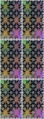 Raster oryantal süs. Kusursuz altın desen. Altın elementlerle gri renklerde altın desen.