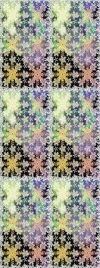 Altın karalama fantezi yapraklarından Raster soyut çiçek çelengi ve tarafsız ve gri renklerde çiçek. El yapımı dekoratif çerçeve, albüm kapağı, tebrik kartı, klasik Art deco tarzı.