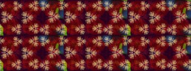 Raster illüstrasyonu. El yapımı çiçek ve bitki koleksiyonu. Raster illüstrasyonu. Şirin karalamalı çiçek desenli çizim. Çizim biçimi kırmızı ve kahverengi renklerde.