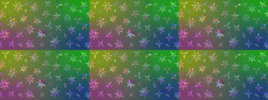 Sabıka fotoğraflarında, bebek kıyafetlerinde, duvar kâğıtlarında, paket kutularında falan kullanılabilir. Zarif, parlak ve eskiz yeşil ve mavi çiçek deseni tasarımı.