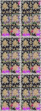 Kusursuz altın desenli bukleler. Altın elementli gri renkler. Raster altın desen. Raster illüstrasyonu. Doğu tarzı arabesk.