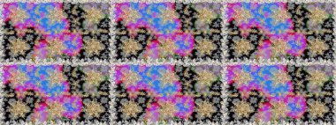 Barok tarzında duvar kağıdı tasarımı için kusursuz damaske deseni arkaplanı. Süslü raster dekorasyonu. Altın elementlerle gri renklerde altın desen.