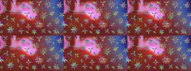 Çiçek deseni. Renkli Bahar Teması eskiz kalıbı. Raster güzel kumaş deseni çiziyor. Düz Çiçek Elementleri Tasarımı.