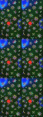 Güzel kumaş deseni. Güzel suluboya yaz çiçekleri deseni..