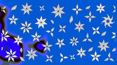 Simple cute pattern in small-scale flowers. Raster illustration. Floral sketch background for textile or book covers, manufacturing, wallpapers, print, gift wrap and scrapbooking.