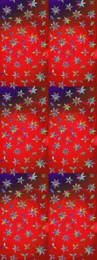 Kırmızı ve kahverengi renkte çiçekler. Çiçekli karalama şeklinde Raster çiçek deseni. Nazik, narin çiçek arkaplanı.