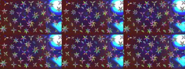 Küçük çiçekteki sevimli çiçek deseni. Raster illüstrasyonu. Modaya uygun kumaş deseni. Tony 'nin kumaş desenini çiz.