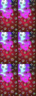 Çiçek deseni. Şatafatlı bahar bahçesi dokusu. Flower eskiz arka planı. Raster illüstrasyonu.