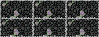 Çiçek deseni. Duvar kâğıdı barok, İspanyol kumaşı. Kusursuz raster arka plan. Kahverengi ve bej renklerde altın elementler. Şekil grafik deseni.