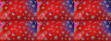 Elle çizilmiş sonbahar çiçeği deseni. Renkli kırmızı ve mor çizim kalıpları. Doodle tarzı. Tekstil ve kapak tasarımı için mükemmel. Kırmızı ve mor renkte çiçekler.