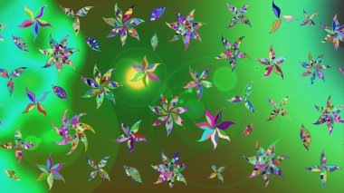 Çiçek deseni. Flower eskiz arka planı. Şatafatlı bahar bahçesi dokusu. Raster illüstrasyonu.