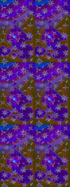 Tekstil için figür. Davetiye ve kartpostal tasarımı için dekoratif çiçek unsurları. Şirin, zarif çiçekler Raster illüstrasyonu. Poster ya da kapak için arka plan. Yapraklı çizim deseni.