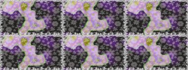 Güzel kumaş deseni. Raster illüstrasyonunda kusursuz çiçek deseni. Gri ve nötr renklerde. Raster illüstrasyonu.