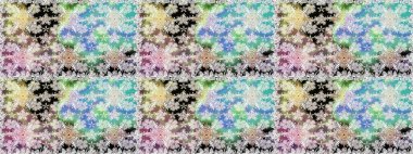 Çiçek tasarımı için inanılmaz bir kolaj cenneti tarzı. Parlak çiçekli kolaj çiçekleri tarafsız ve gri. Çiçekli zambaklar dikişsiz arkaplan.