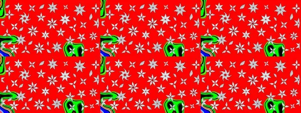 Renkli Yaz Temalı eskiz kalıbı. Modaya uygun kumaş deseni. Düz Çiçek Elementleri Tasarımı. Sevimli çiçek raster deseni.