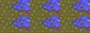 Güzel suluboya yaz çiçekleri deseni..