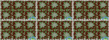 Çiçek deseni. Duvar kâğıdı barok, İspanyol kumaşı. Kusursuz raster arka plan. Kahverengi ve bej renklerde altın elementler. Şekil grafik deseni.