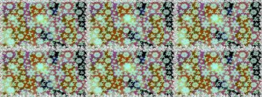 Suluboya kusursuz desen. Eski model. Çiçeğin suluboya çizimlerinin mükemmel deseni. Raster illüstrasyonu. Dekorasyon ve tasarım için güzel bir desen. Moda yazdırma.