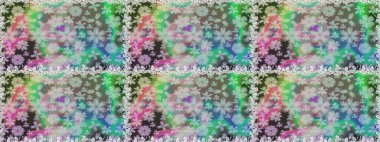 Raster Hip kumaş deseni. Kusursuz Vintage Çiçek Deseni.