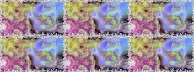 Parlak unsurları. Sorunsuz çiçek deseni kaydırma kağıt, davet, el ilanı, afiş veya Web sitesi Web sitesi arka plan duvar kağıdı için kullanılabilir. Elle çizilmiş Raster illüstrasyon.