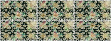 Moda baskıları için zarif bir şablon. Modern çiçek arkaplanı. Rengarenk çiçekleri ve yaprakları tarafsız ve gri renklerde inanılmaz bir çiçek deseni var. Halk stili.