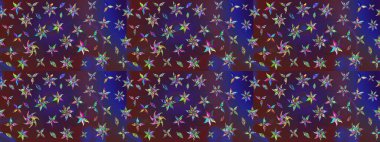 Çiçek arkaplanlı soyut zarafet eskiz deseni. Raster Güzel kumaş deseni.