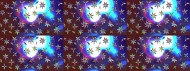 Vadinin mavi ve mor renkli çiçekleri. Eskiz arkaplan modeli. Suluboya, elle çizilmiş. Raster - stok.