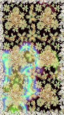 2019 Noel 'i, kar tanesi, yeni yıl. Tarafsız ve bej renklerde, altın elementli klasik dikişsiz desen.