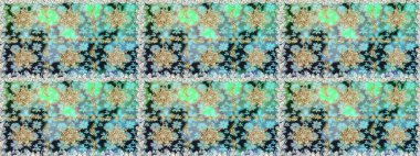 Doğu tarzında klasik tasarım öğesi. Geleneksel Arap dekoru mavi renklerde. Duvar kâğıdı için altın süslü bir illüstrasyon. Çiçekli süslemeli, pürüzsüz bir desen. Süslü dantel iz sürücü.