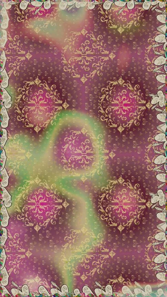 Raster illüstrasyonu. Kahverengi ve nötr renklerde çiçekler. Çiçekli, suluboya desenli kusursuz çiçek deseni. Düz Çiçek Elementleri Tasarımı. Renkli Bahar Teması Kusursuz Arkaplan.