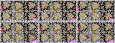 Barok tarzında kusursuz bir doğulu süsü. Raster oryantal süs. Gri renkli ve altın elementli altın desenli. Geleneksel klasik altın desen.