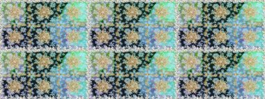 Tarafsız renklerde altın element. Klasik barok çiçekli, nötr yerine altın desenli. Süslü raster dekorasyonu. Lüks, kraliyet ve Viktorya dönemi konsepti.