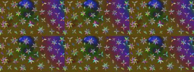 Klasik çiçek desenli. Paketleme, tekstil, duvar kâğıdı için çiçek eskizi. Yumuşak fayans. Raster 'ın taze dokusu. Yumuşak pamuk tasarımı.