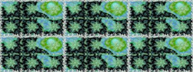 Çiçek deseni. Duvar kâğıdı barok, İspanyol kumaşı. Kusursuz raster arka plan. Kahverengi ve bej renklerde altın elementler. Şekil grafik deseni.