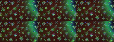 Zarif, parlak ve çiçek desenli tasarım. Sabıka fotoğraflarında, bebek kıyafetlerinde, duvar kâğıtlarında, paket kutularında falan kullanılabilir. Raster..