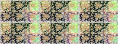 Raster geometrik arka plan. Senin tasarımın için, duvar kağıdı. Altın rengi, kusursuz çizim. Tarafsız ve gri renklerde altın çiçekli altın desenler.