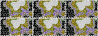 Çiçek deseni. Duvar kâğıdı barok, İspanyol kumaşı. Kusursuz raster arka plan. Kahverengi ve bej renklerde altın elementler. Şekil grafik deseni.