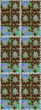 Çiçek deseni. Duvar kâğıdı barok, İspanyol kumaşı. Kusursuz raster arka plan. Kahverengi ve bej renklerde altın elementler. Şekil grafik deseni.