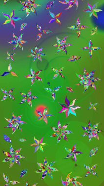 Karalama çiçekleri çizim kalıbı. Art Inspi tarzı çiçekler ve arka plan bırakıyor. El çizimi desen. Raster deseni.