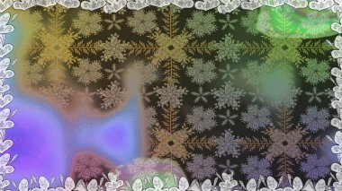 Çiçekli karalama şeklinde Raster çiçek deseni. Yumuşak, bahar çiçekli arka plan. Gri ve nötr renkte çiçekler.