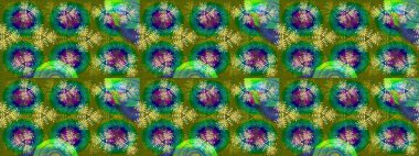 Çizgi çizimi kalıbı. Şirin çiçekler. Raster Moda kumaş deseni.