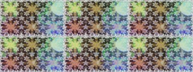 Gri ve nötr renklerde altın desenli altın elementler. Gri ve nötr renklerde ve altın elementlerle kusursuz klasik desen. Noel, kar tanesi, yeni yıl.