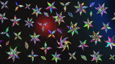 Suluboya çizim kalıbı. Dekorasyon ve tasarım için güzel bir desen. Moda baskısı. Çiçeğin suluboya çizimlerinin mükemmel deseni. Eski model. Raster illüstrasyonu.