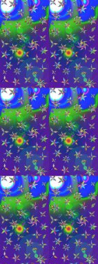 Çiçek arkaplan. Çizim raster deseni. Güzel kumaş deseni.